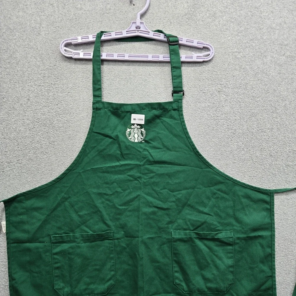 Starbucks Coffee Company Green Embroidered Apron Logo